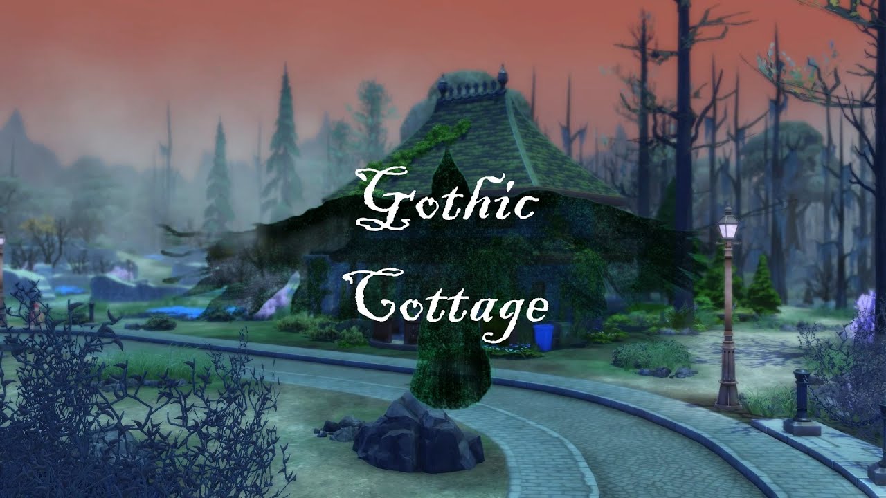 Sims 4 House Tour - Gothic(ish) Cottage