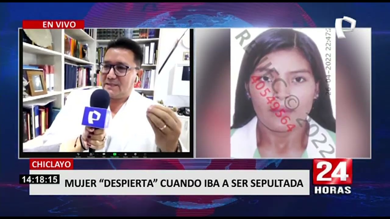 Médico sobre caso mujer se despierta en sepultura: “No se hizo bien el proceso legal”