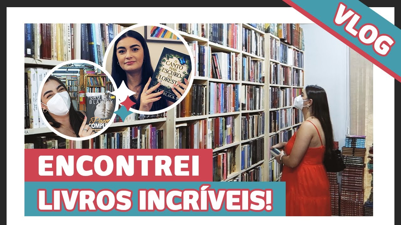 VLOG: FOMOS AO SEBO e trocamos muiras livros 😜