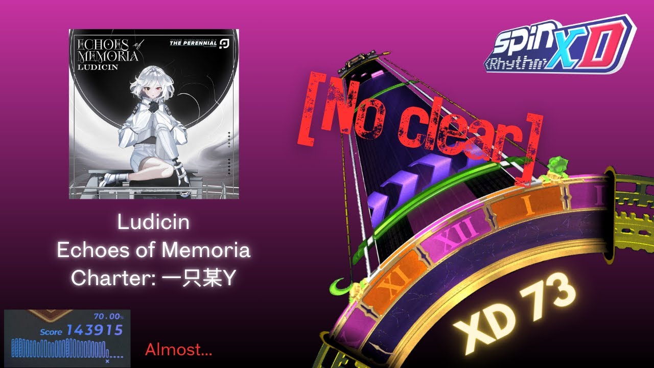 SRXD Custom: Ludicin - Echoes of Memoria | Charted by 一只某Y [Full chart preview, no clearing score]