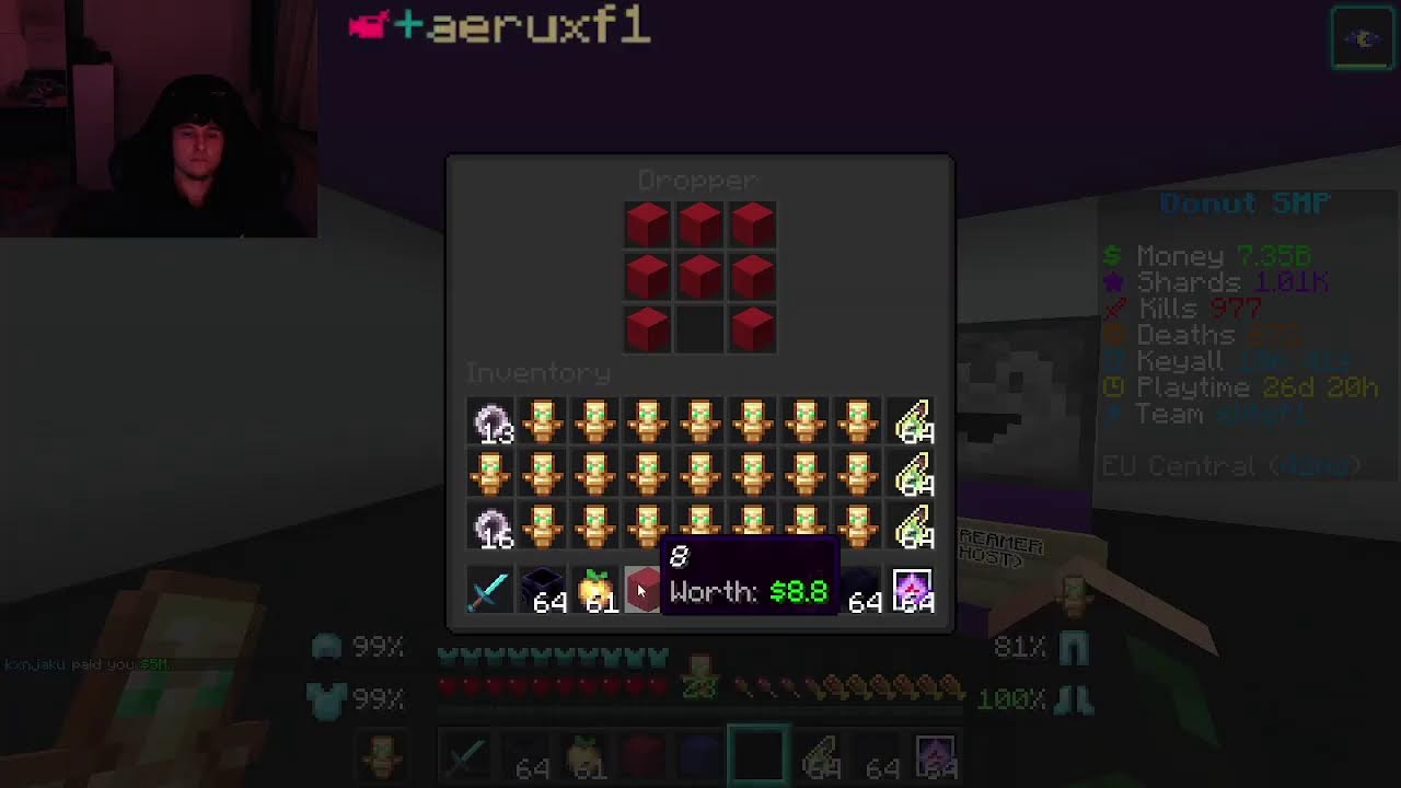 Donut SMP LIVE | BASE RATING  | DONUTSMP | GAMBLING | MEDIA | LOOTDROP