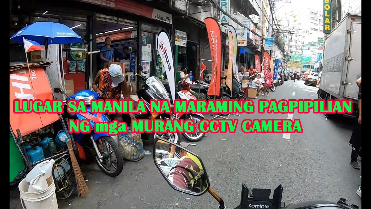 BILIHAN NG CCTV NA MURA AT MARMING PAGPILIAN Sa Sta Cruz manila