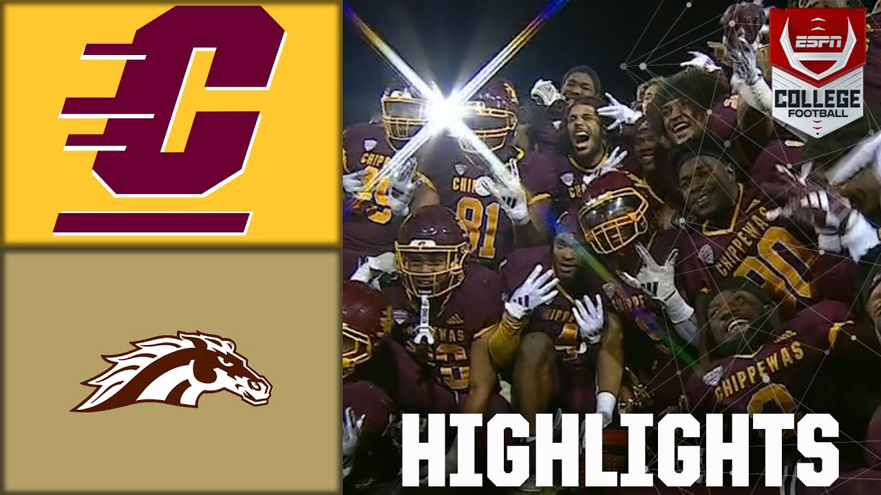 Western Michigan Broncos против Central Michigan Chippewas | Полные обзоры матча | ESPN CFB