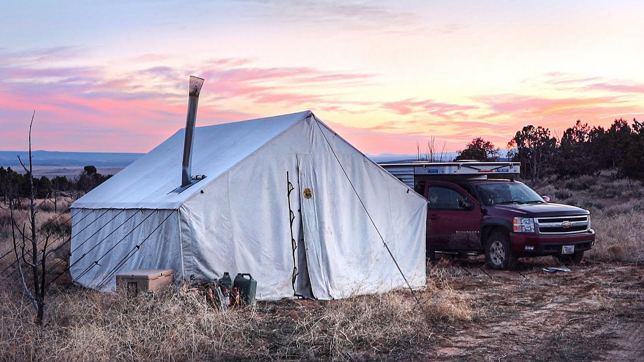 Off-Grid in a Wall Tent | A Day in the Life