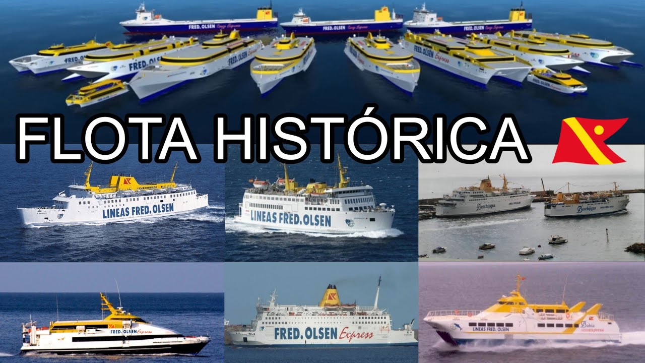 Flota histórica de Fred Olsen Express