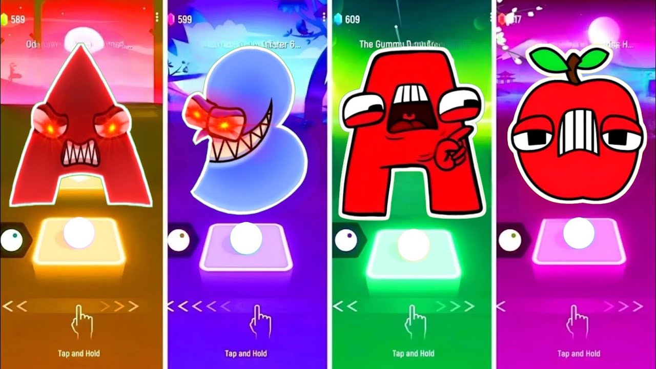 Evil Alphabet Lore - A 🆚 B 🆚 Apple Alphabet Lore - A. 🎶 Who Is Best?🎵 Tell We? 😍