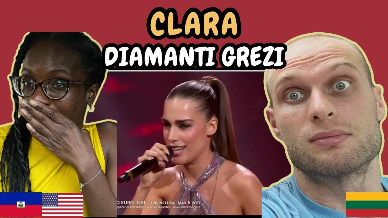 REACTION TO Clara - Diamanti grezzi (Live at Sanremo 2024) | FIRST TIME HEARING