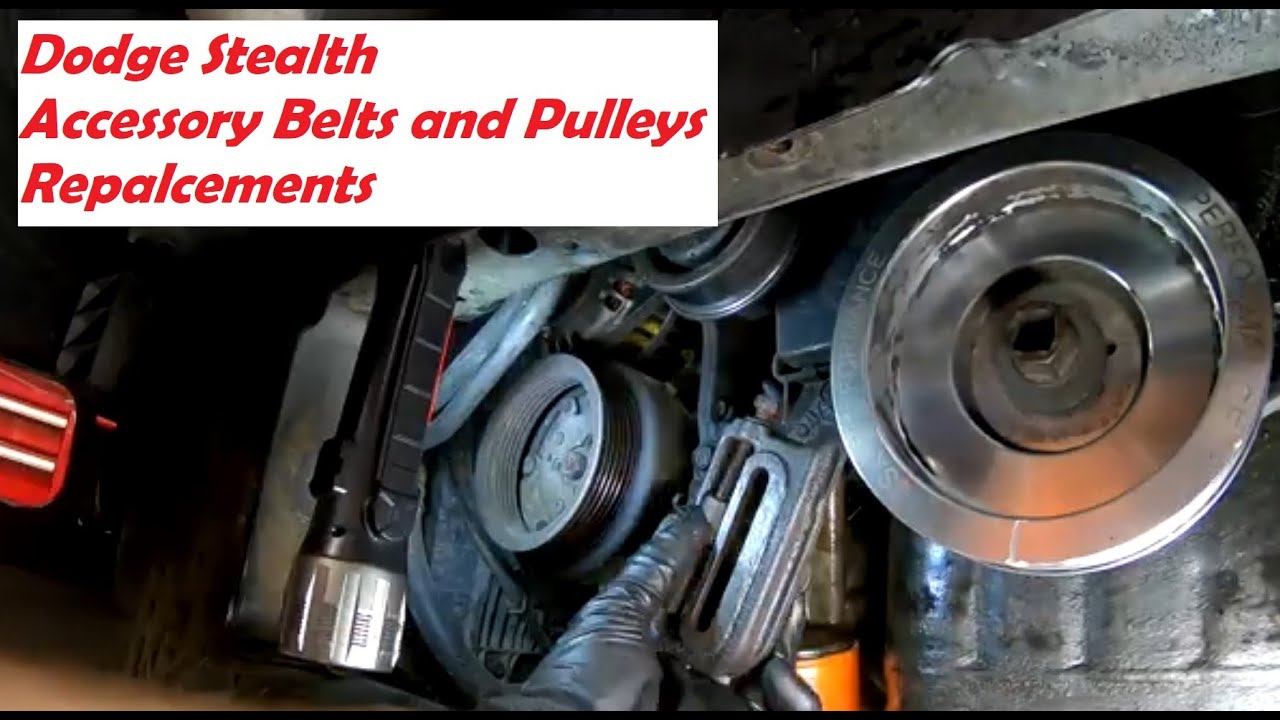 Dodge Stealth - Accessory Belts, tensioners, and pulleys