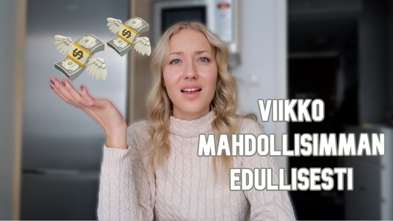 Kuinka paljon rahaa käytin viikossa?  *yritin elää mahdollisimman edullisesti*