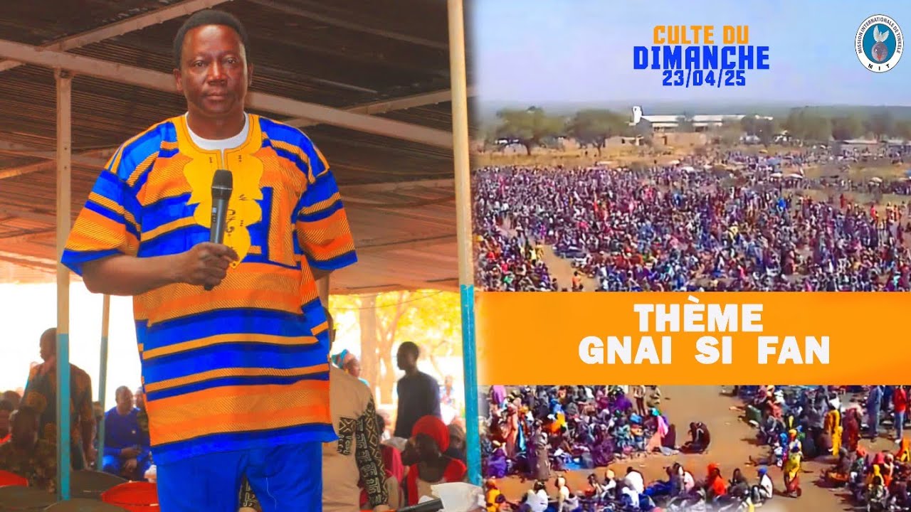 Pasteur Michel Samak&eacute; - Culte &agrave; LAKIKA le 23/03/2025