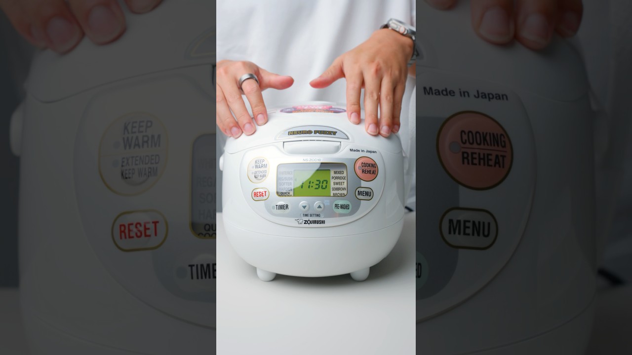 Best rice cooker ever?? 👀 #zojirushi #neurofuzzy #nszcc10 #zcc10