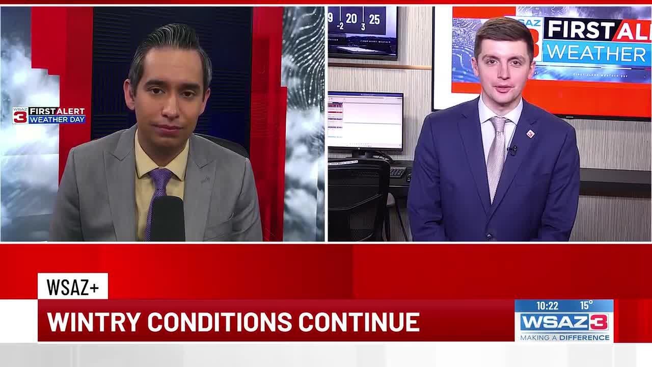 WSAZ+ | Dillon Gaudet is back with a morning winter storm update