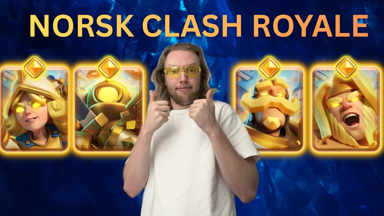 Prøver dei nye heltene!😱 | Norsk Clash Royale🇳🇴