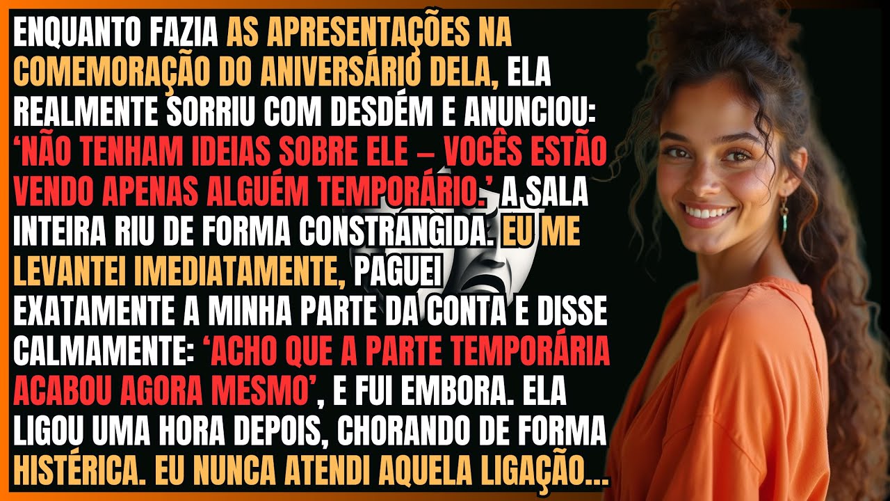 Ela Me Chamou de “Temporário” para Dar Risada — Então Eu Dei a Ela um Final do Qual Ela Nunca Vai...