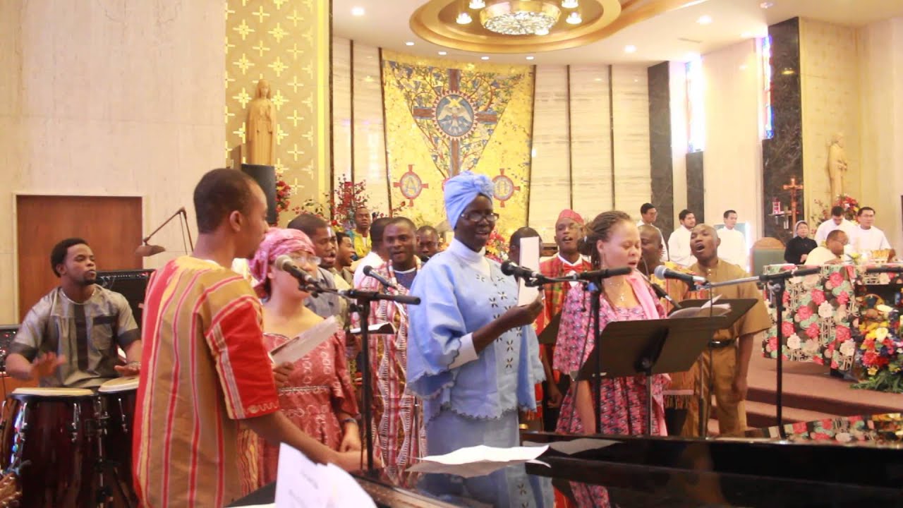 Kimeme ya kekatula masumu ya nsi By Fr. Leon Ngandu, SVD with African Choir at Divine Word College