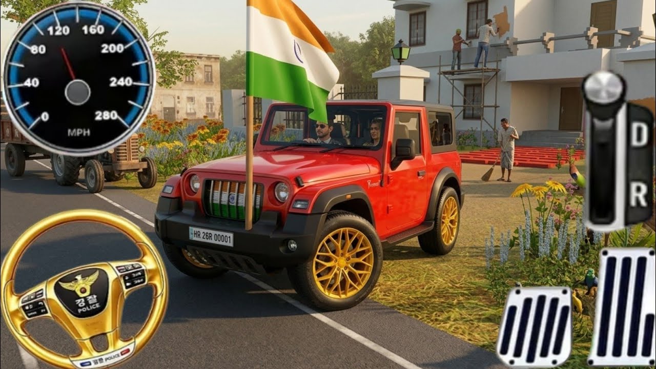 Indian Jeep Offroad Madness 2026 Game Simulator 3D Android Gameplay.
