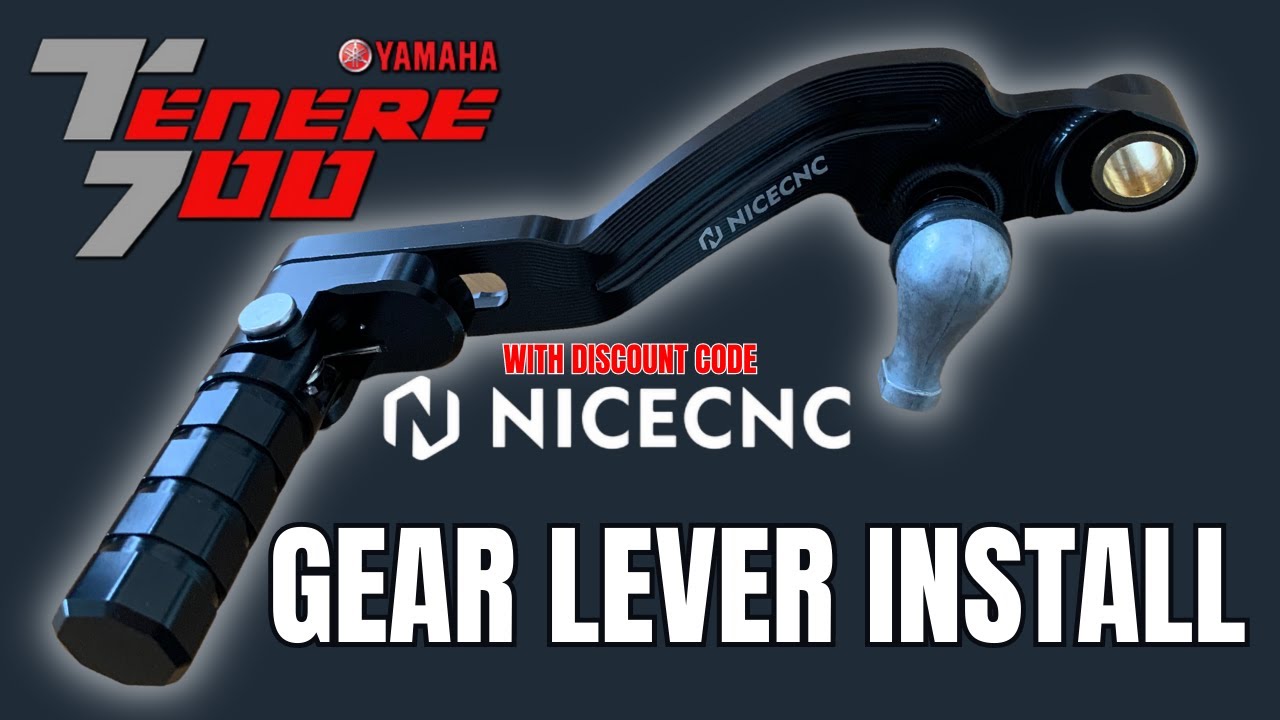Установка и обзор рычага переключения передач YAMAHA TENERE 700 NICECNC