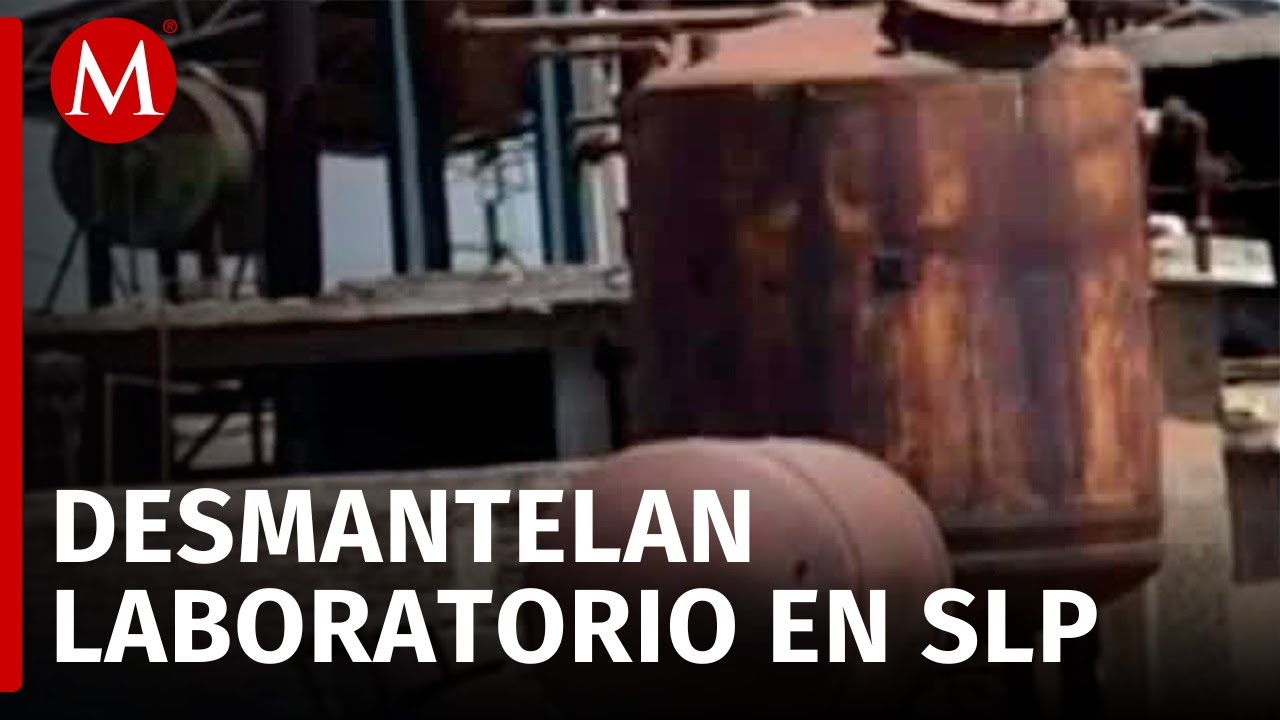 Autoridades desmantelan laboratorio de drogas sintéticas en San Luis Potosí