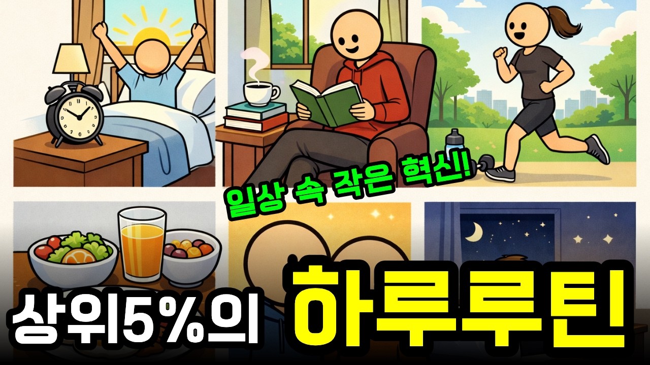 그대로 따라하면 상위5%, 똑똑해지는 완벽한 하루루틴!!!