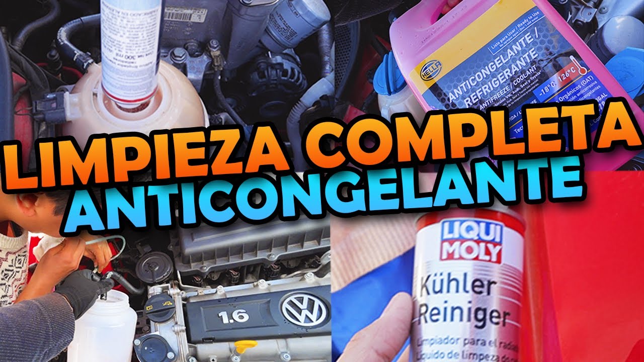 Como PURGAR anticongelante y LIMPIAR todo el sistema REFRIGERANTE de un VW | LivanderVW