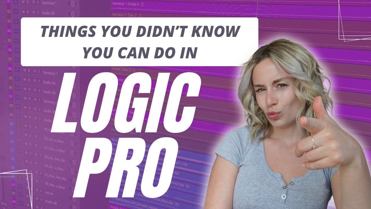 Вещи, о которых вы не знали, что их можно делать в Logic Pro