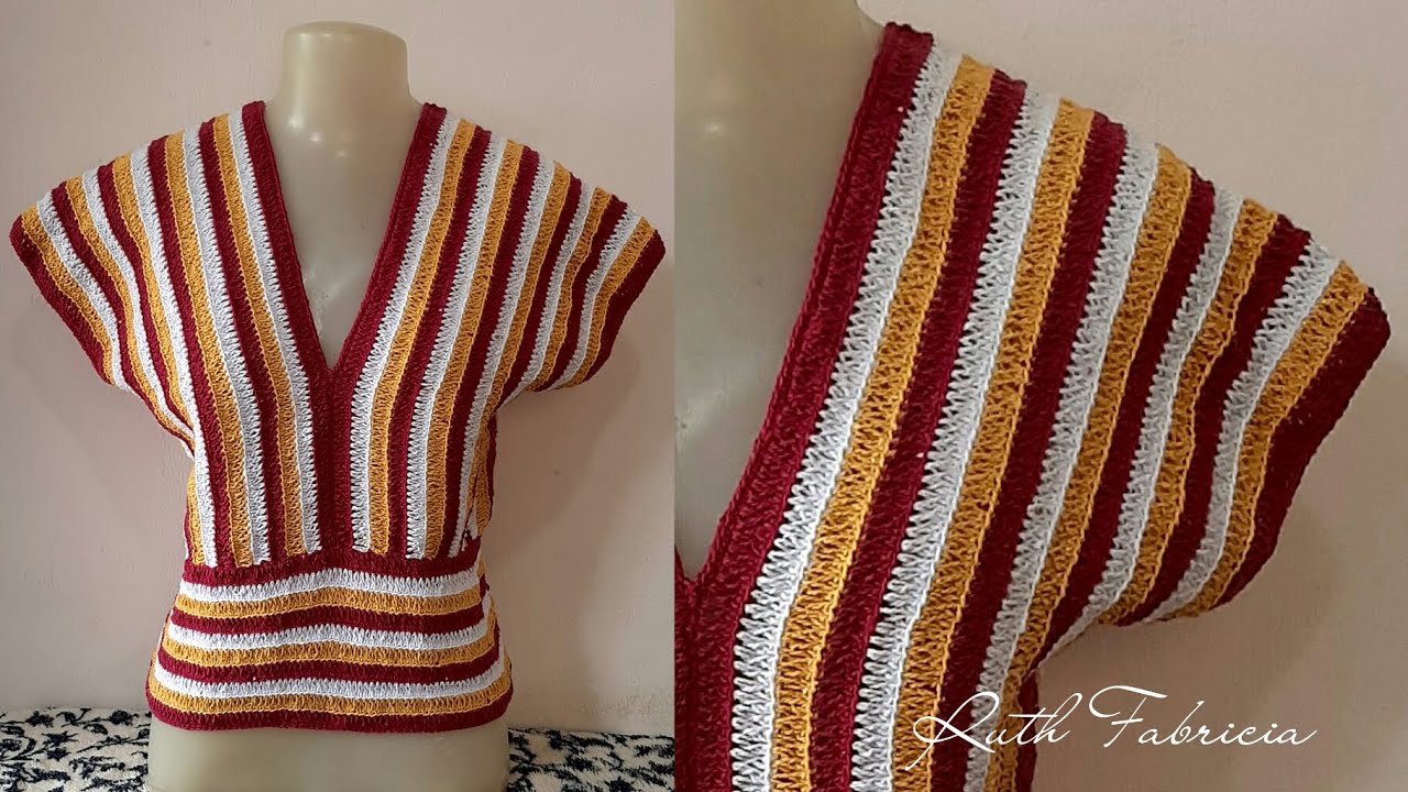 Blusa de Crochê Fácil - Ruth Fabricia