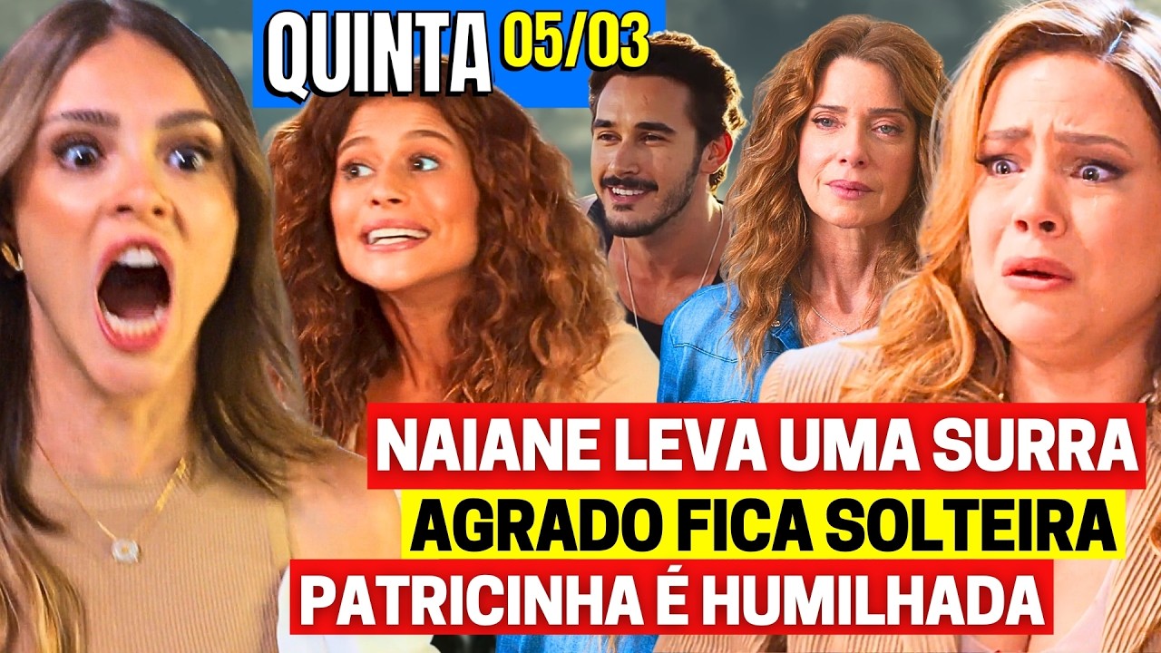 CORAÇÃO ACELERADO Capítulo de hoje QUINTA 05/03 Resumo Completo Nova Novela das 7 assistir ao vivo