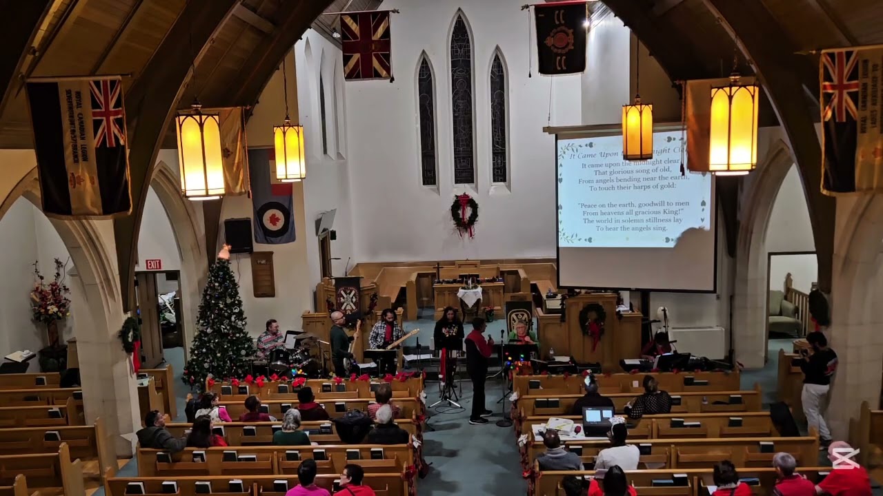Carol singing evening, December 6, 2025.
