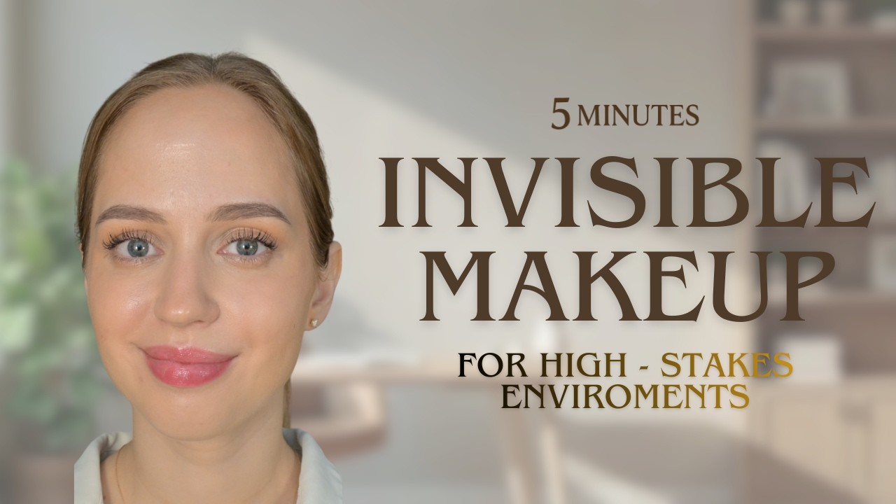5-Minute Invisible Makeup For High-Stakes Professional Environments