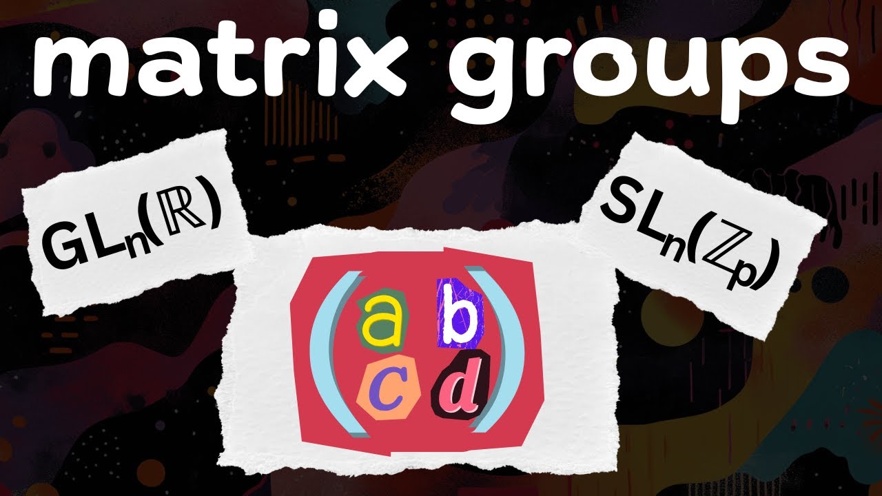 A very little bit about matrix groups