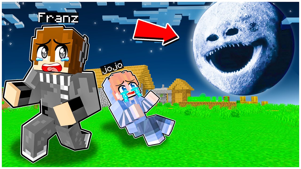 BAHAYA!! BULAN BANGUN Turun ke Dunia MINECRAFT!!