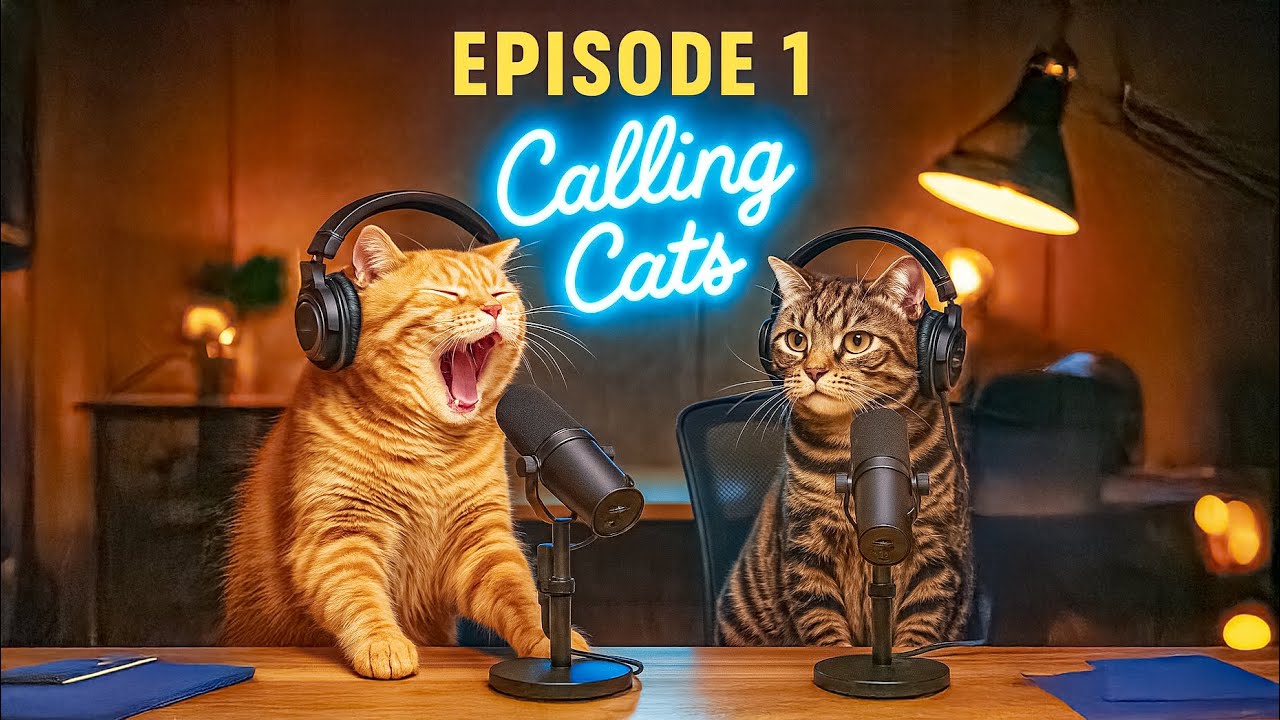 🎙️ Talking Cats Podcast Ep.1 | Why Humans Talk to Fridges & Kettles? 🐾😂 #catlab
