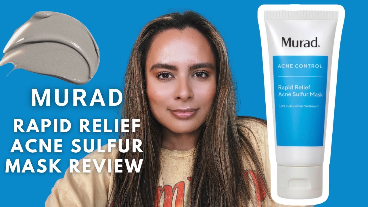 MURAD Rapid Relief Acne Sulfur Mask Review | Nadia Vega