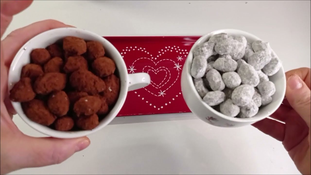 MANDORLE AL CIOCCOLATO  ZUCCHERO A VELO  E CACAO