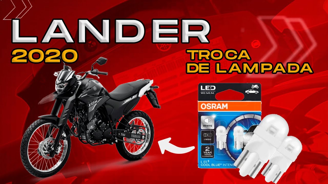 TROCA DA LÂMPADA DE POSIÇÃO FAROLETE MOTO LANDER 2020@DIGSOMACESSORIOS