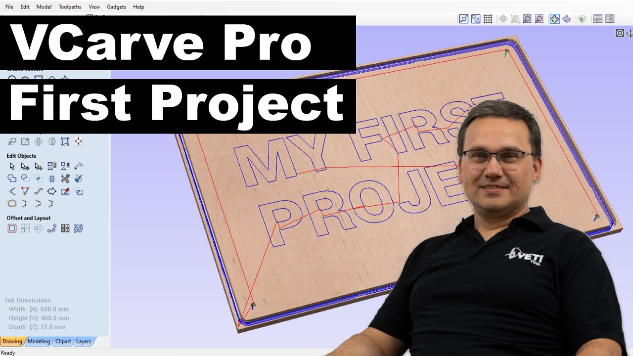 VCarve Pro First Project: Drawing A Sign