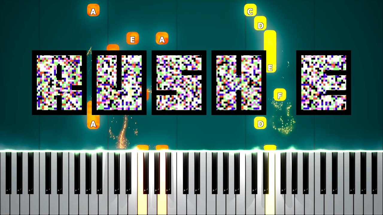 Rush E | Piano Tutorial
