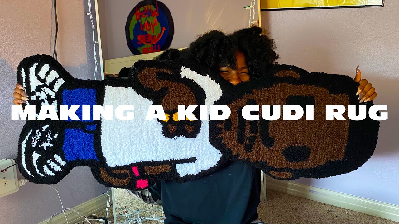 Tufting a Kid Cudi x Bape rug (Commission)