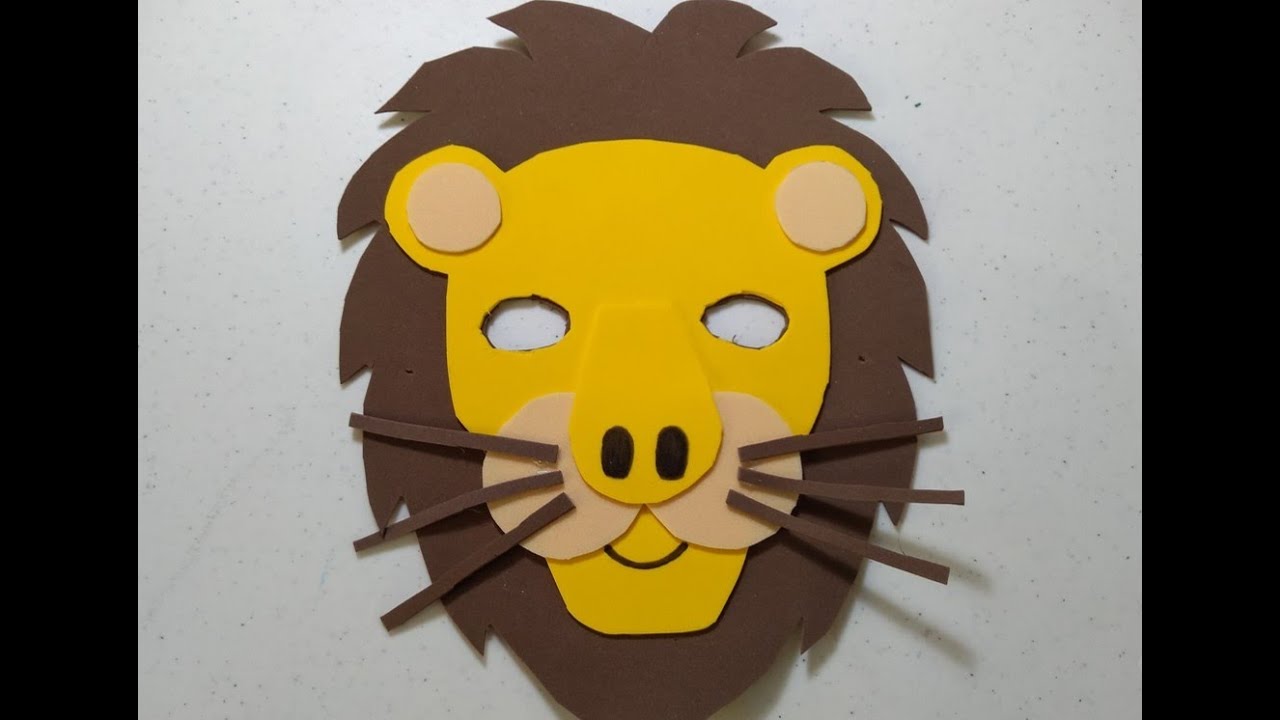 Taller de Artes Plásticas / Tema Máscaras / Mascara León / Sesión 3/4 B
