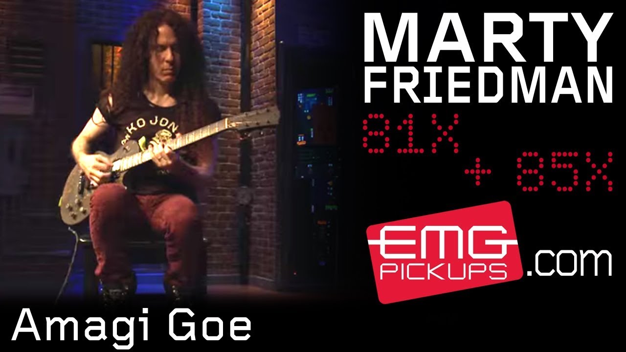 Marty Friedman performs 