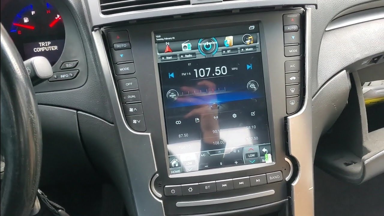 Acura TL Aspec Tesla style android deck Installation guide