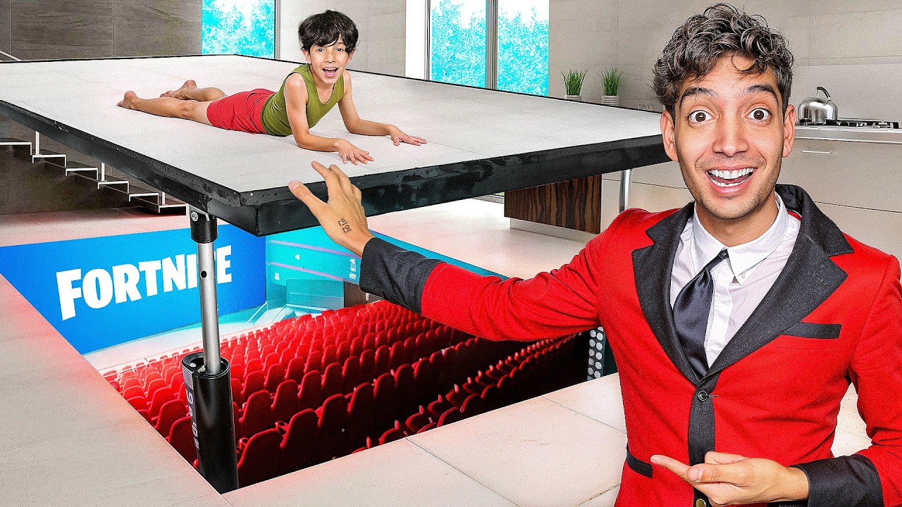 CONSTRUÍ un CINE SECRETO para NIÑOS !!