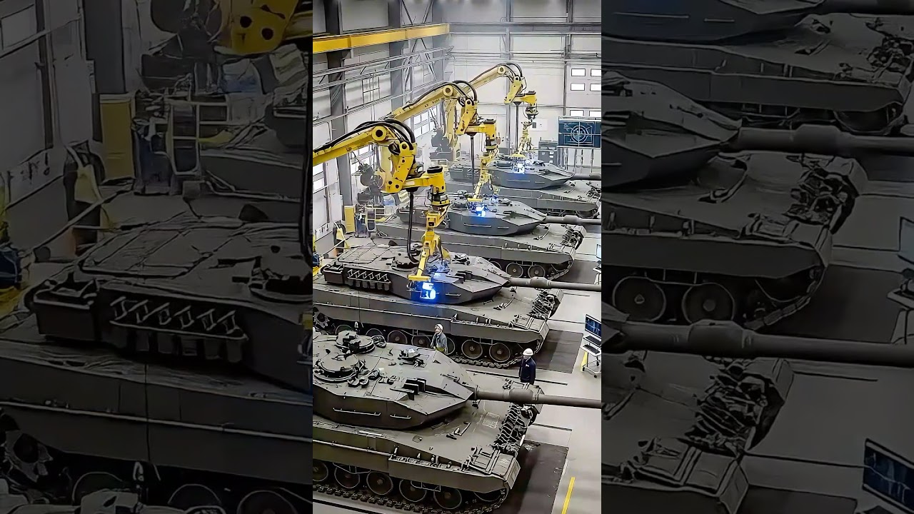 Witness incredible tank assembly! Modern military #shorts #tank #military #trendingnow #mustwatch