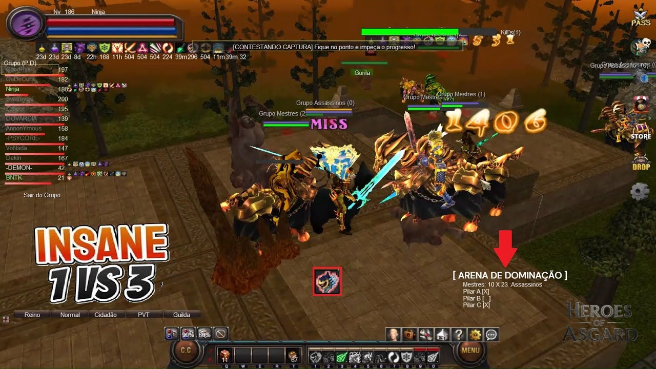 WYD Heroes Of Asgard - BM - NATUREZA NA DOMINAÇÃO ARENA.