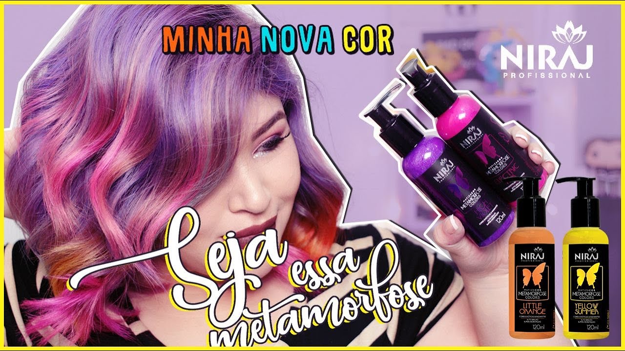 🦋 Minha nova cor com METAMORFOSE COLORS - NIRAJ [Vegan/Low Poo]