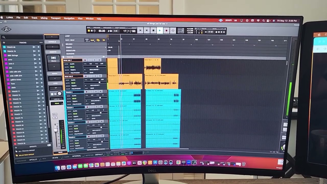 sax part midi orchestra for Luna and Native Instruments