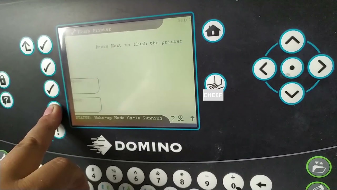 Cleaning maintenance and filters' replacement of Domino white ink printer!