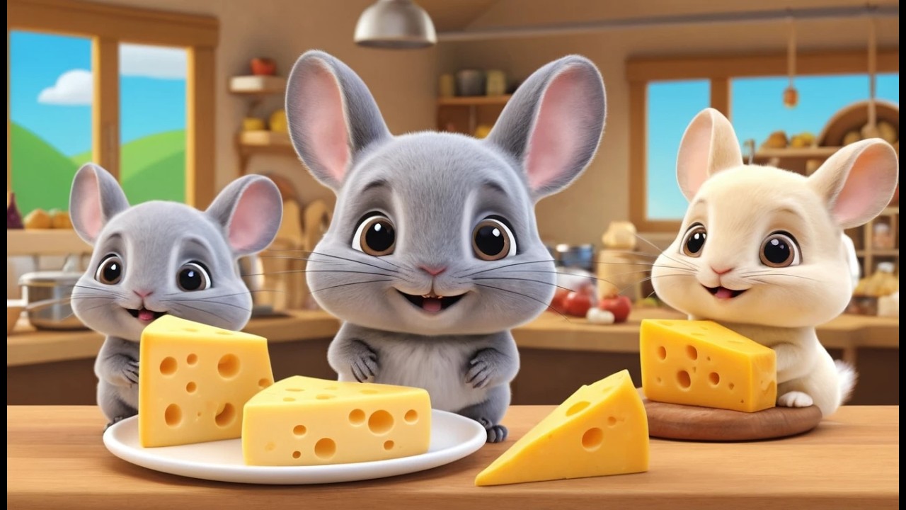 Маленькая шиншилла управляет сырным магаз
