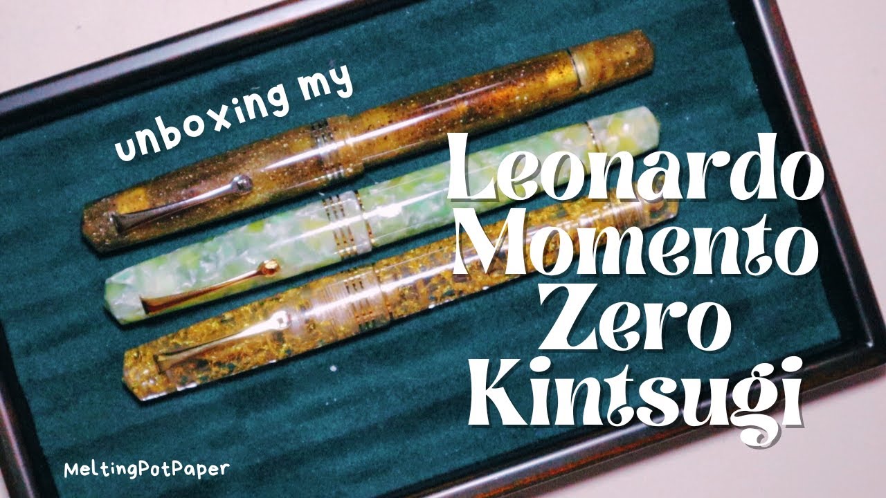 Leonardo Kintsugi Unboxing (and a quick December Inked!) | MeltingPotPaper