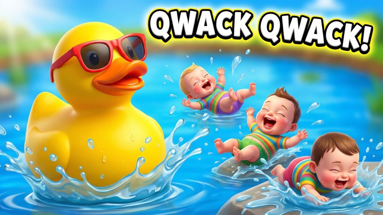 क्वैक क्वैक बत्तख 🦆 | Duck Song for Kids | Hindi Nursery Rhyme